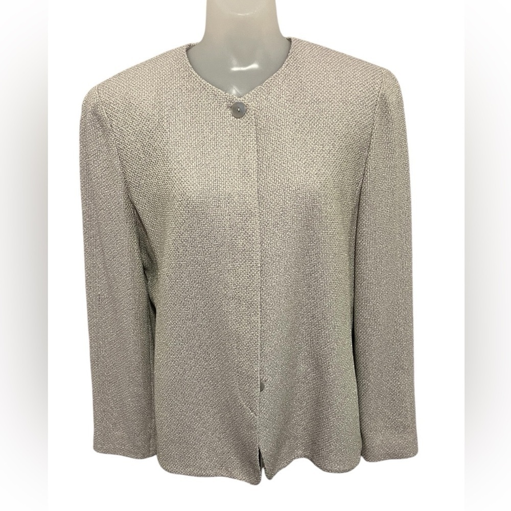 Linda Allard Ellen Tracy Wool Blend Blazer size 14